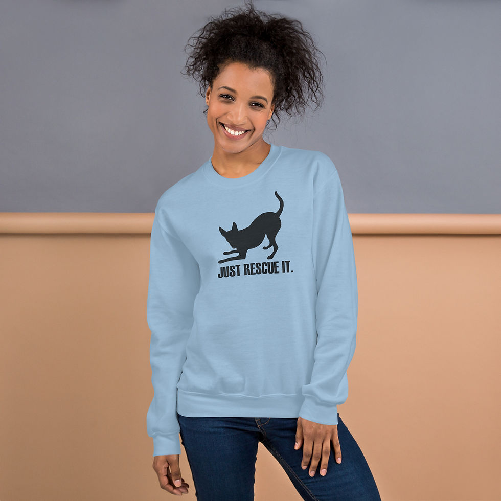 Thumbnail: Just Rescue It Unisex Sweatshirt Crewneck