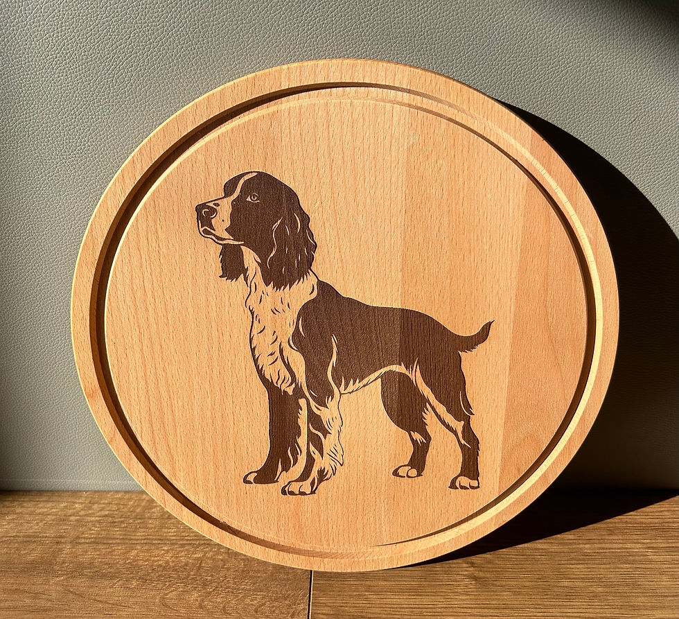 Thumbnail: Dog Print Large Circle Boards.