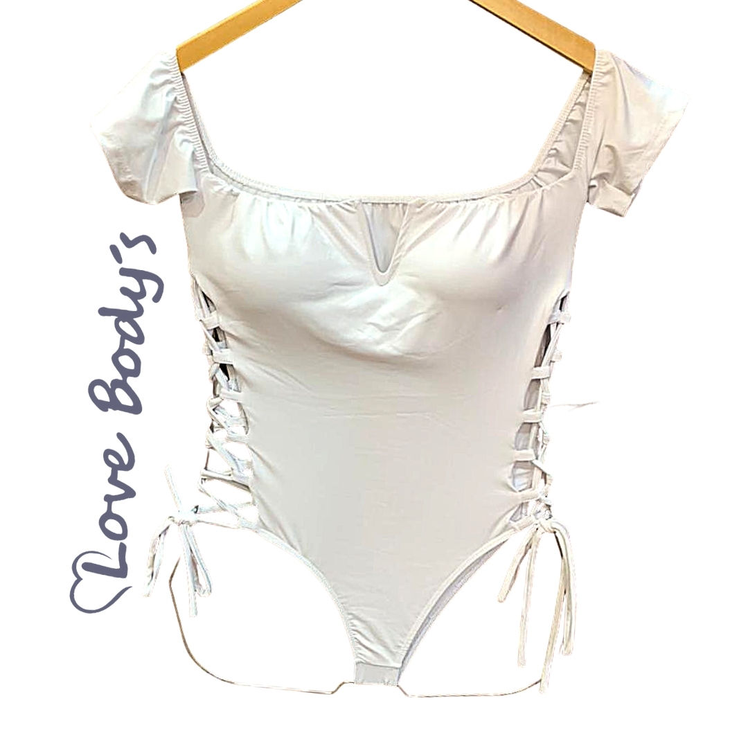 BODY/MAIÔ WHITE COM BOJO - LOVE BODYS