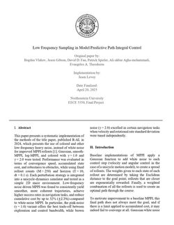 Low Frequency Sampling in Model Predictive Path Integral