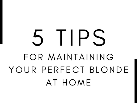 5 Tips For Maintaining Your Perfect Blonde At Home