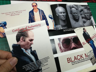 1/6 Whitey Bulger Certificate / booklet