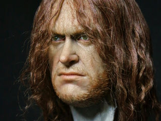 Undertaker 1991 Hair work and paint