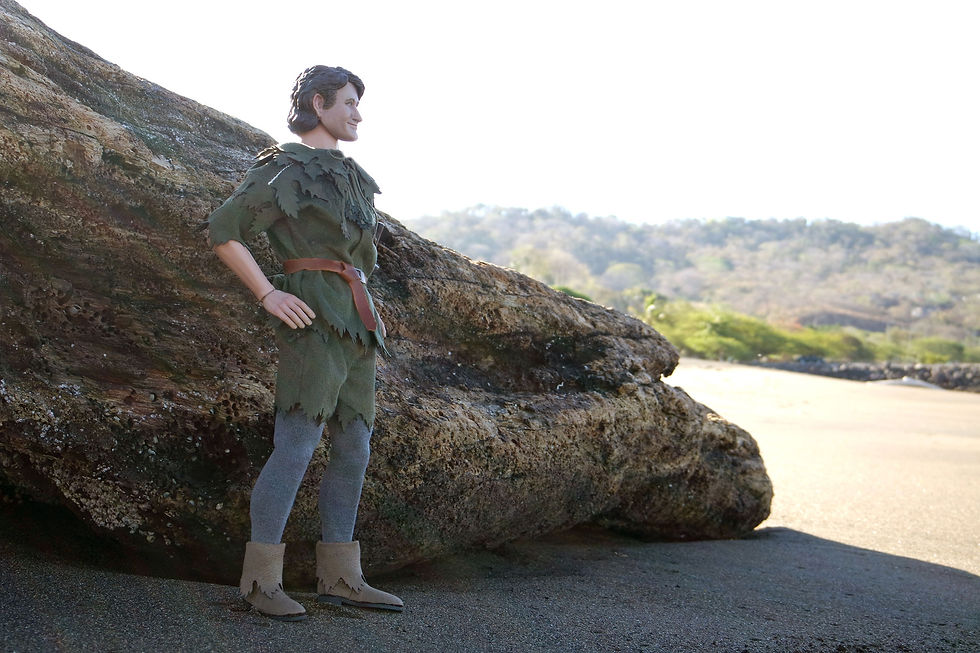 Peter Pan at the beach
