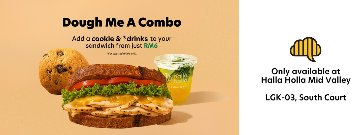 Mid Valley, combo, lunch, breakfast, promotion, sandwich, sourdough sandwich