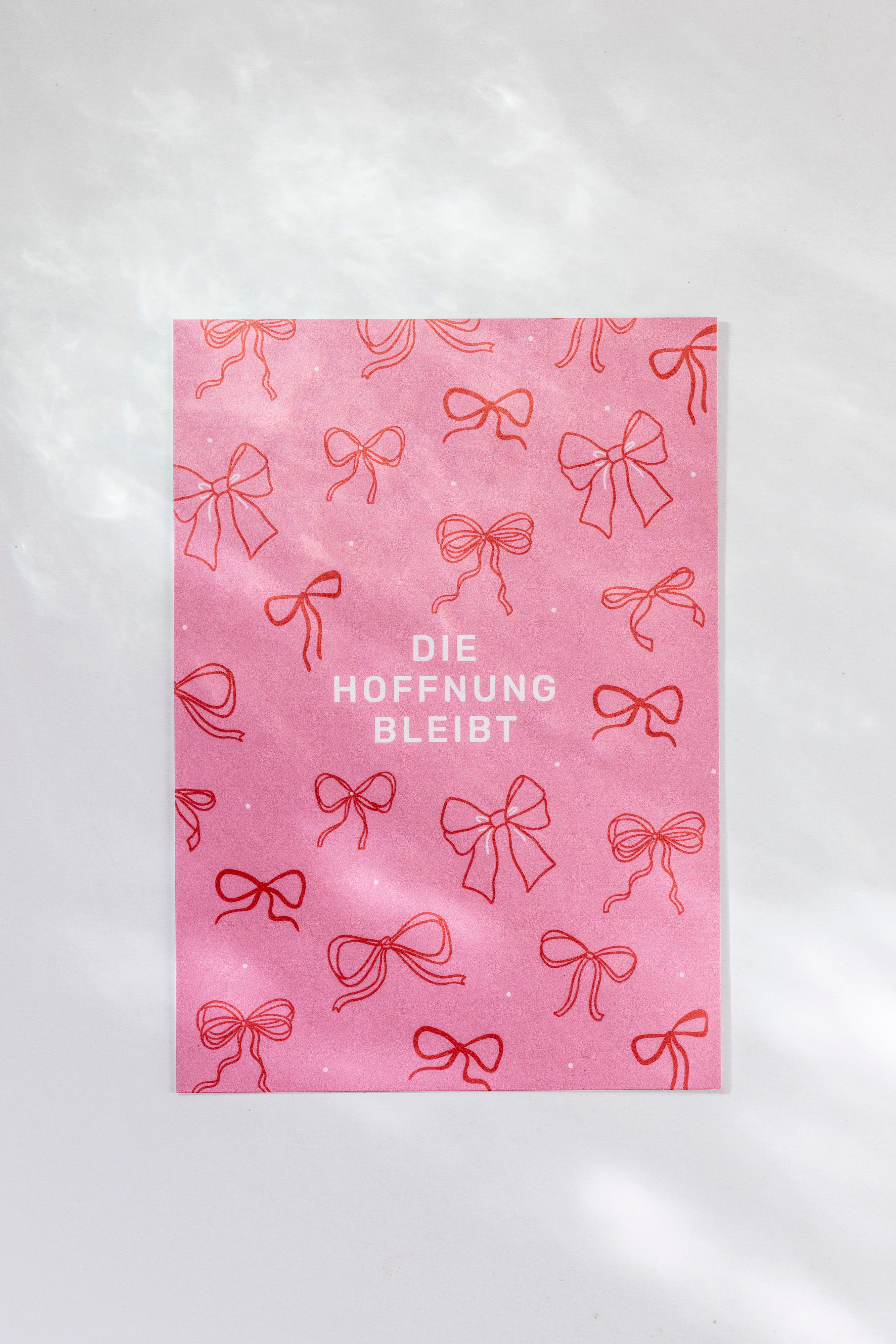 Postkarte: Die Hoffnung bleibt