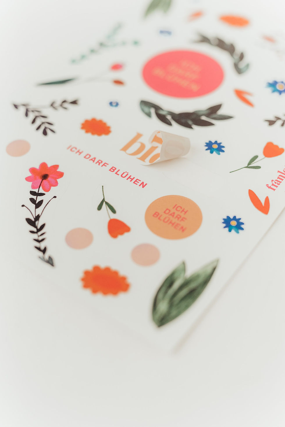Miniaturbild: Produkt: Stickerbogen Bloom