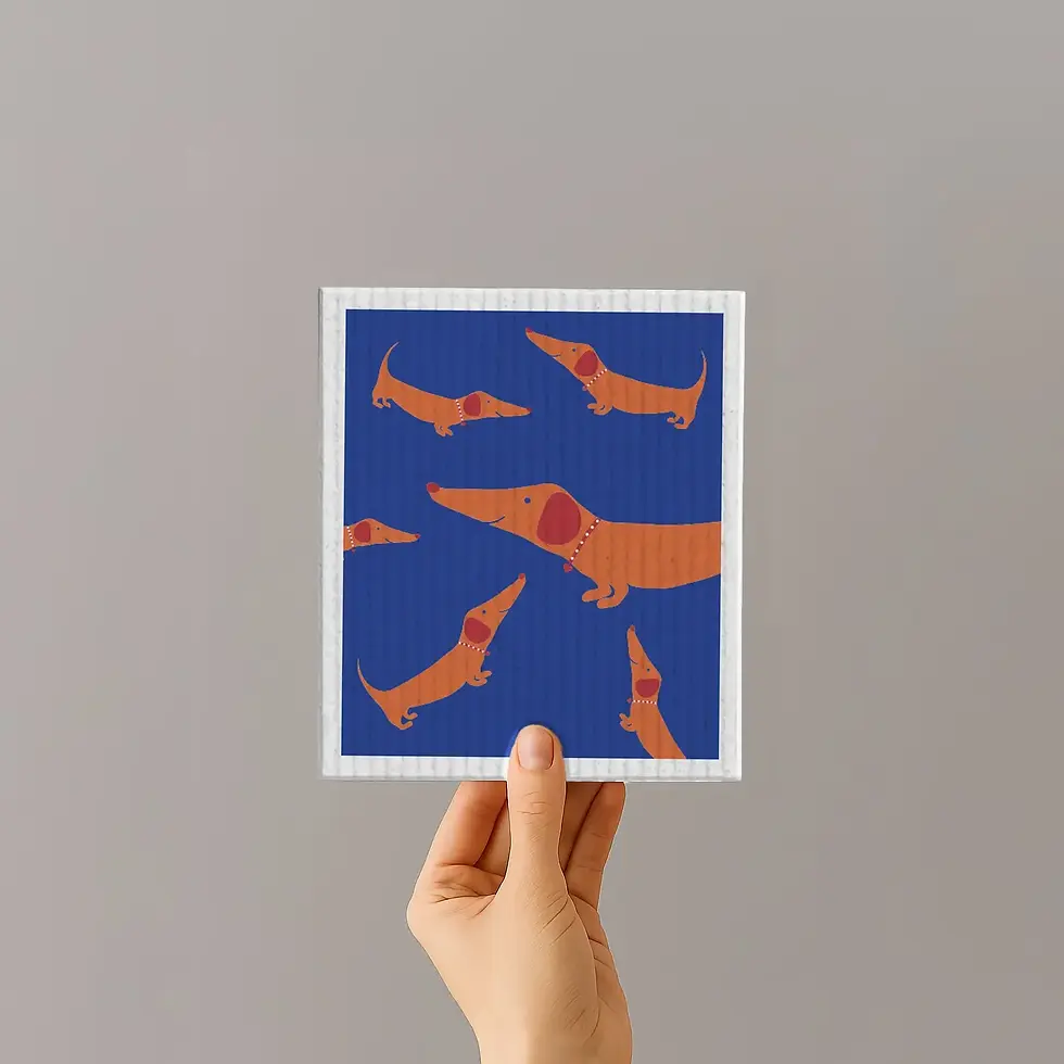 Miniaturbild: Schwammtuch Dackel
