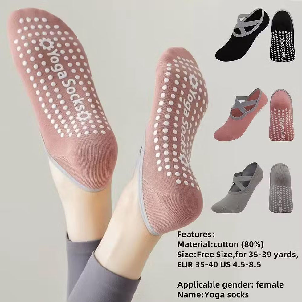 Thumbnail: Yoga & Pilates Tied Grip Socks