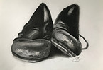 Tap shoes, worn, sketch.jpg