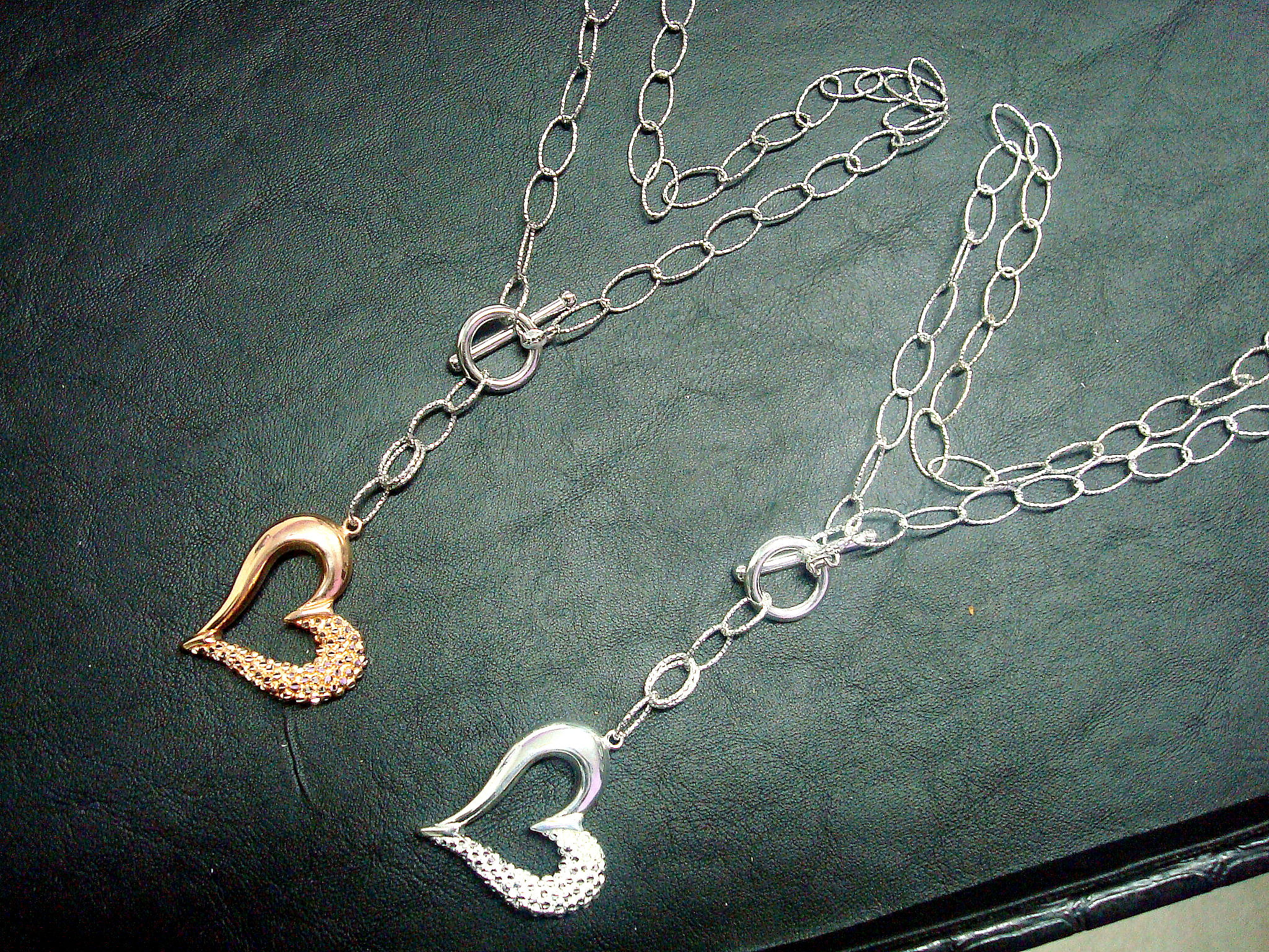 COLLAR ITALIANO PLATA CON DIJE CORAZON