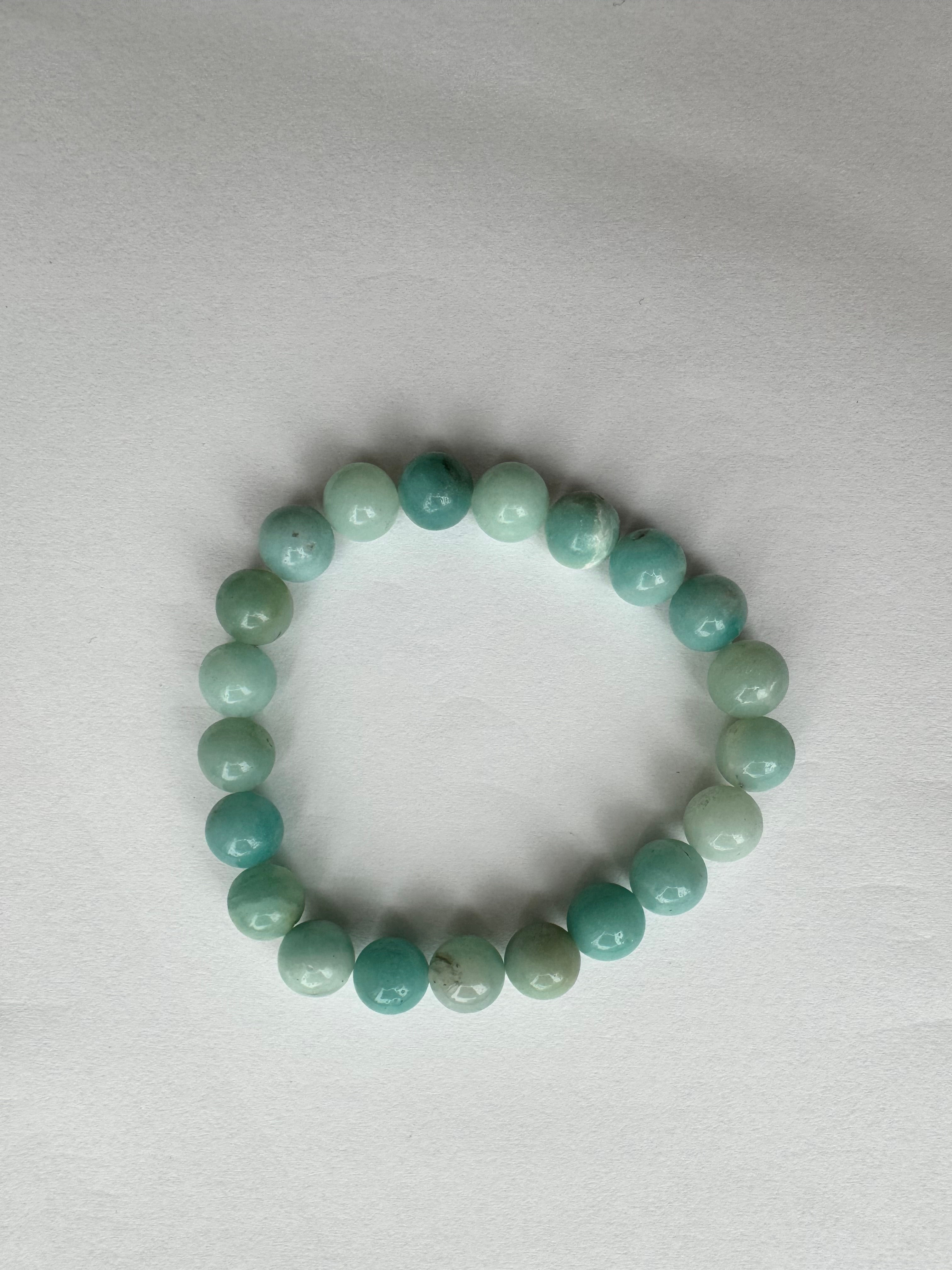 Amazonite Round Bracelet 8mm
