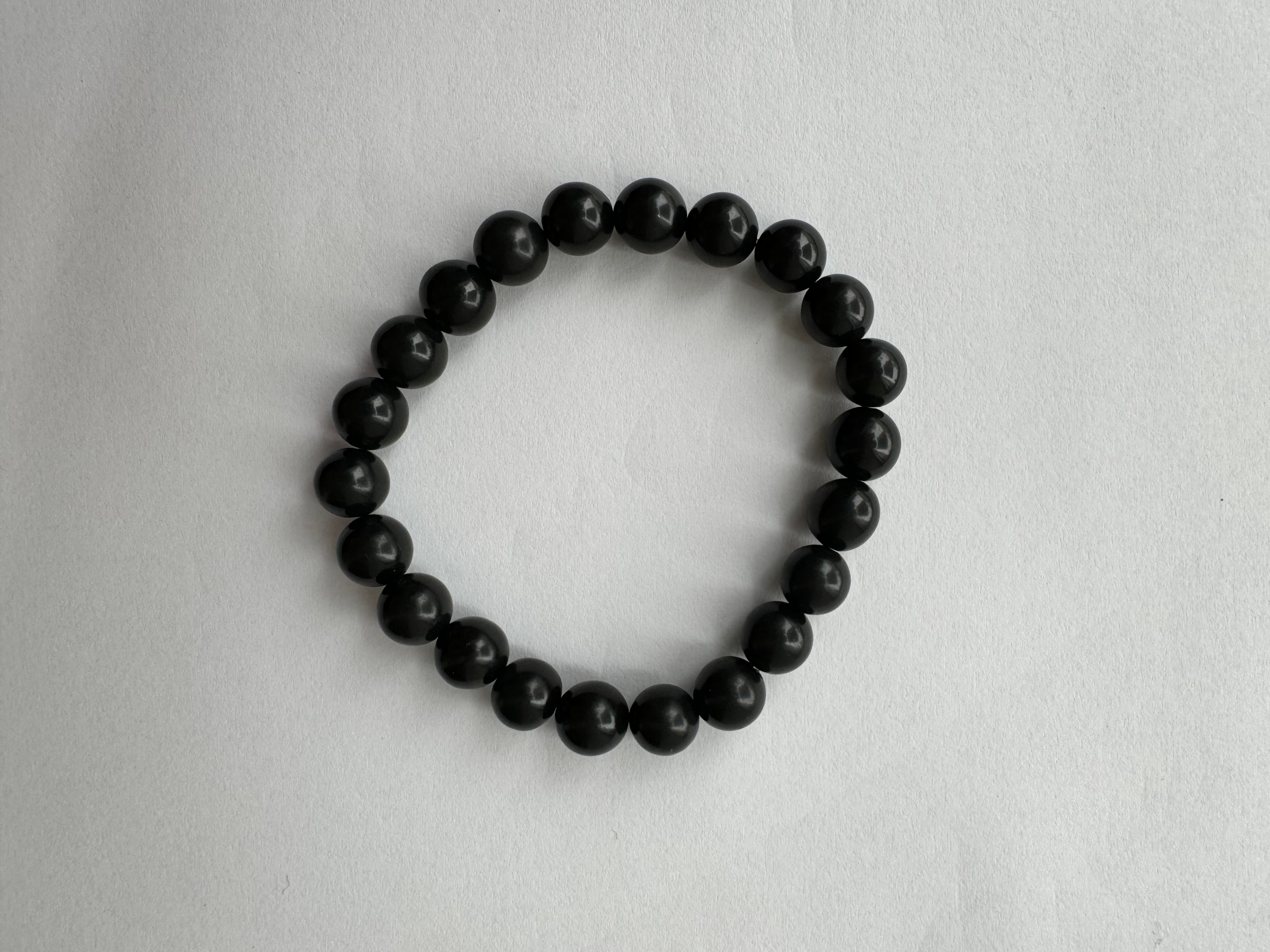 Shungite Round Bracelet 8mm