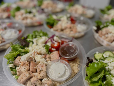 Salade poulet feta