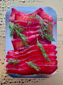gravlax saumon betterave