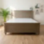 CATANIA Bedset featuring a paneled headboard and footboard design.