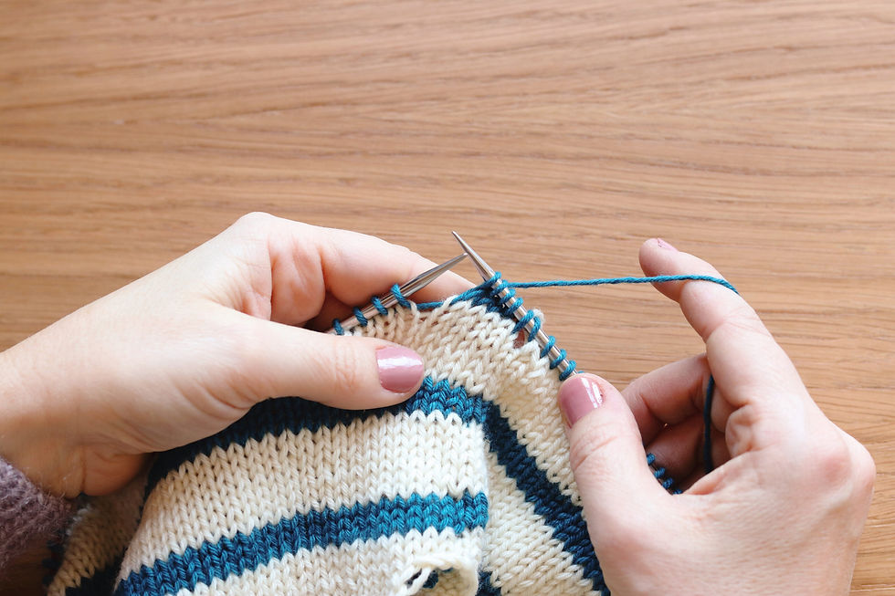 Learn to knit @ the Shed