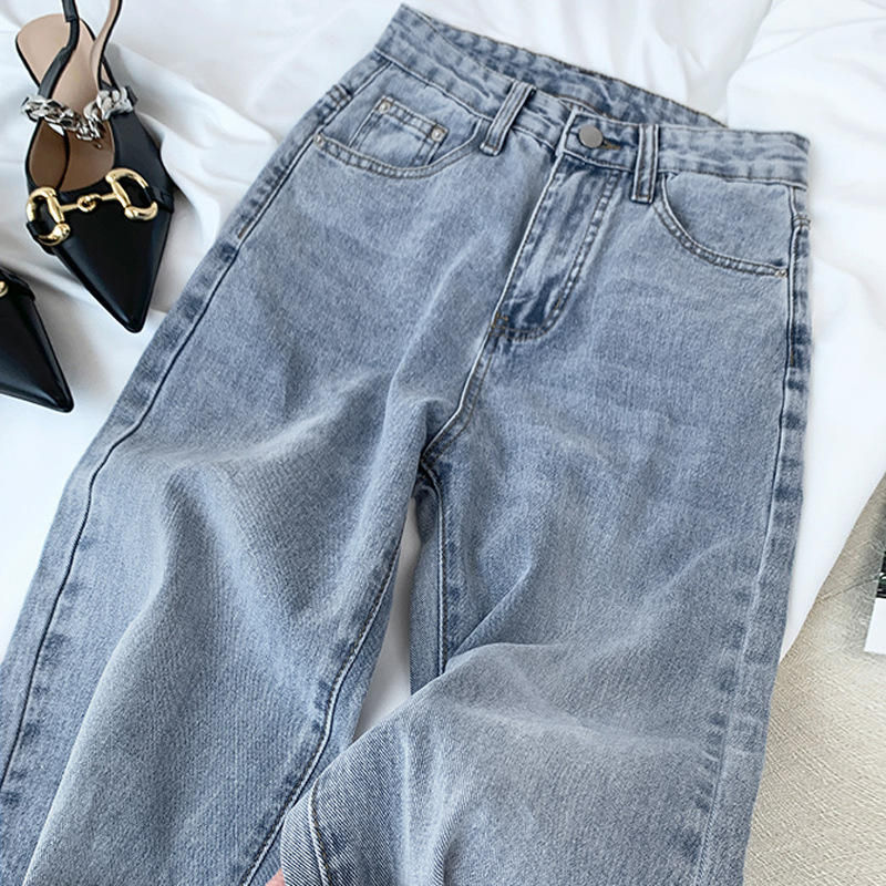 Miniatura: Amelia Light-Wash Straight-Leg Jeans