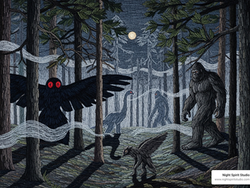 cryptid cross stitch - Cryptid cross stitch