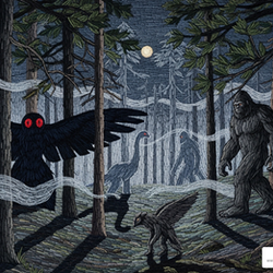 cryptid cross stitch - Cryptid cross stitch