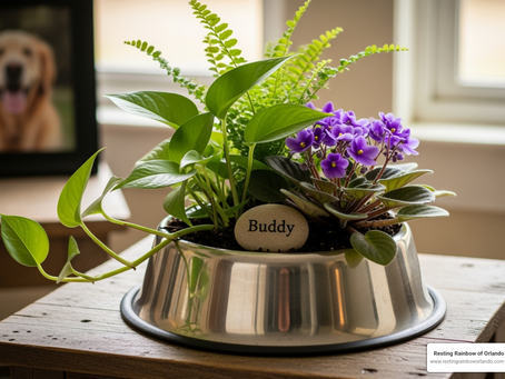 Remembering Fido: Transform Their Bowl into a Living Memorial