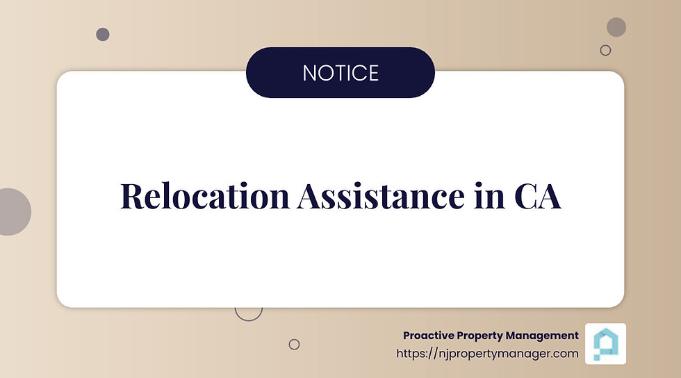 In California, landlords must provide relocation assistance if issuing a no-cause notice for certain reasons. - Landlord Notice Requirements infographic simple-info-landscape-card