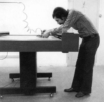 Plotter controlada por computador - Institut Météorologique, Paris 1970