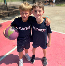 students wearing spirit shirts