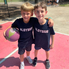 students wearing spirit shirts