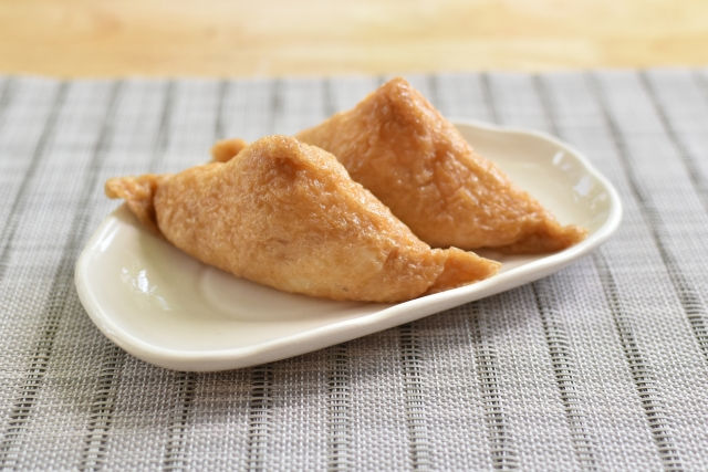 triangle shape inari sushi western japan