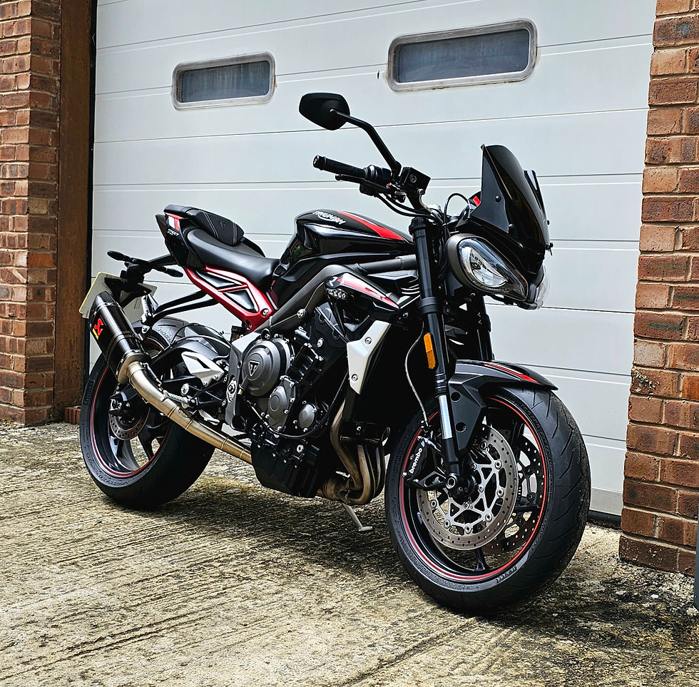 Thumbnail: Triumph Street Triple 765 R Black 2020 6256 Miles