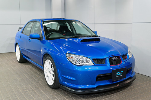 CARNEL 1/43 スバル WRX STI Type RA-R Blue HobbyJAPAN MARK43 1/43 Subaru Impreza WRX Type R STi Version
