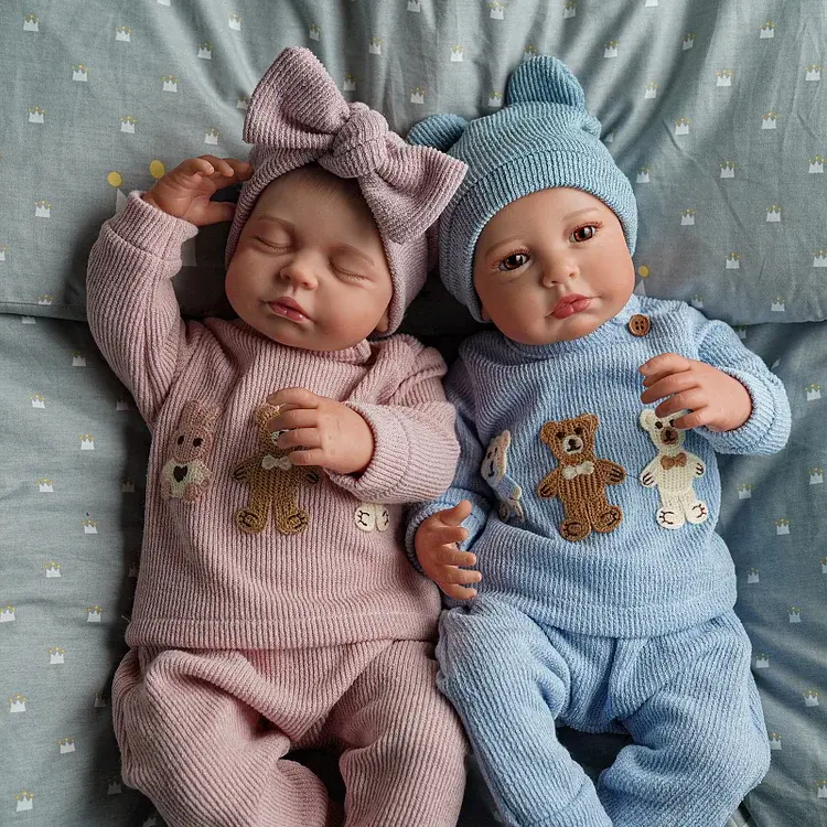 Lucy & Carina 20” Little Infant Twins