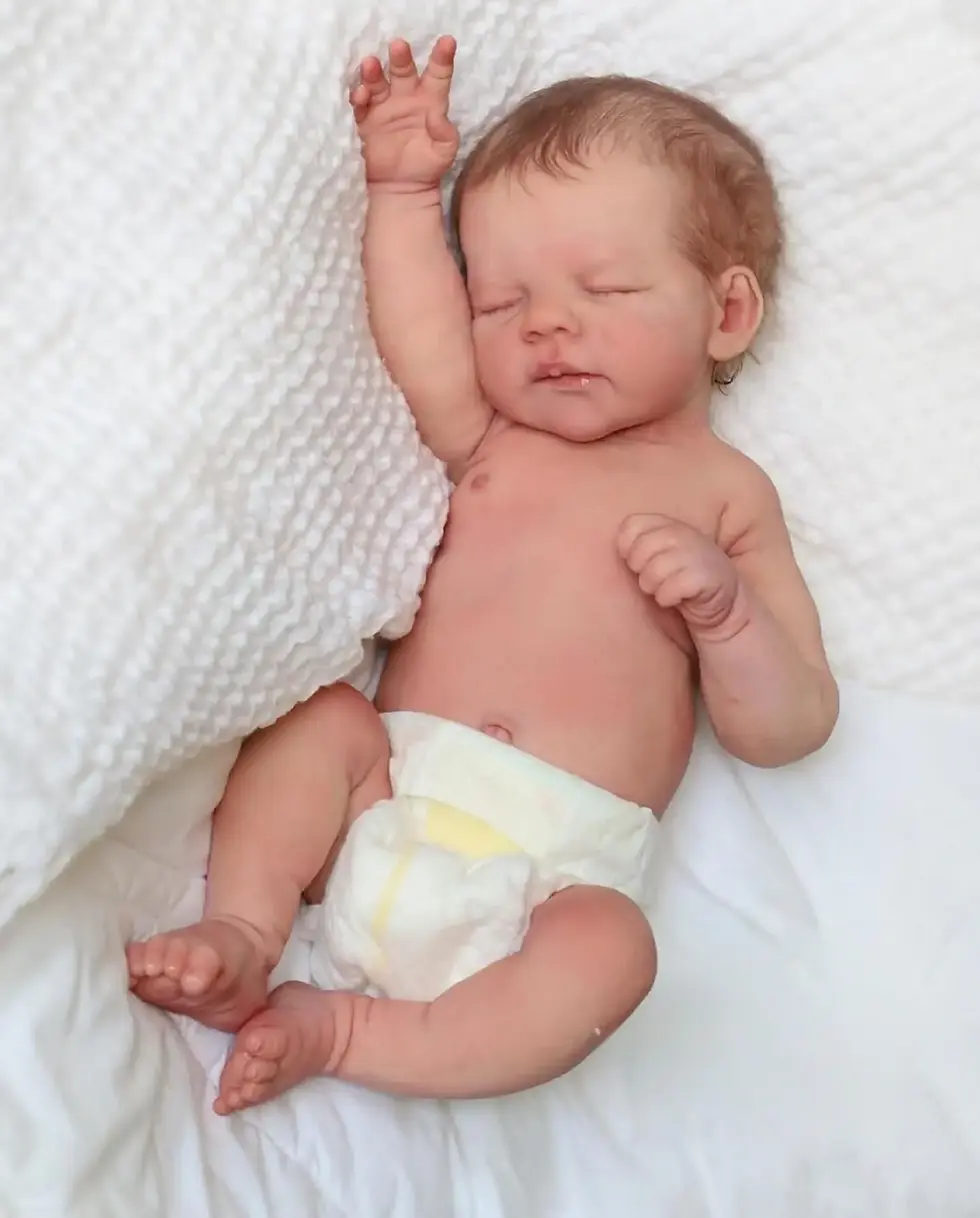 Thumbnail: Charlie 20" Full Body Silicone Reborn Baby