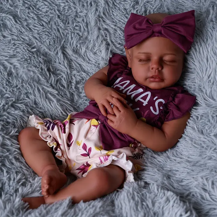African American Silicone Baby doll