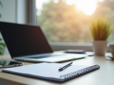 Reflecting on staff performance with focus and clarity in a quiet environment.