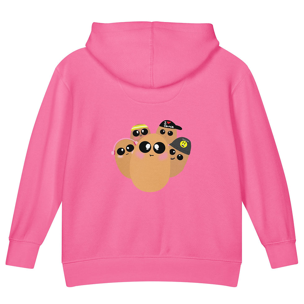 Thumbnail: Beantato and Friends: Toddler fleece pullover hoodie