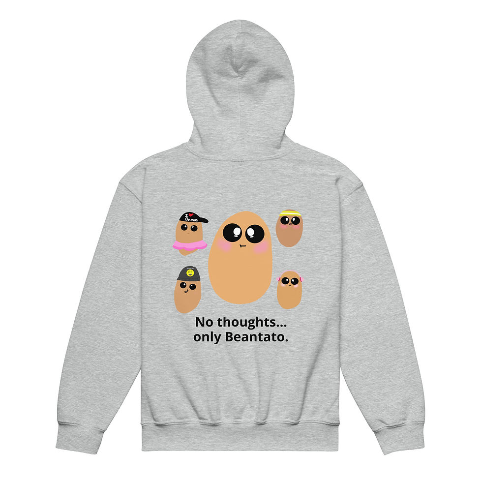 Thumbnail: Beantato and Friends: Youth heavy blend hoodie