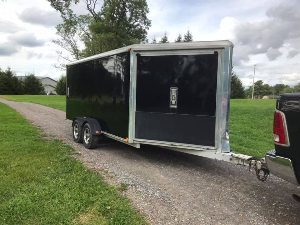 2004 Triton 7x14 Aluminum Trailer