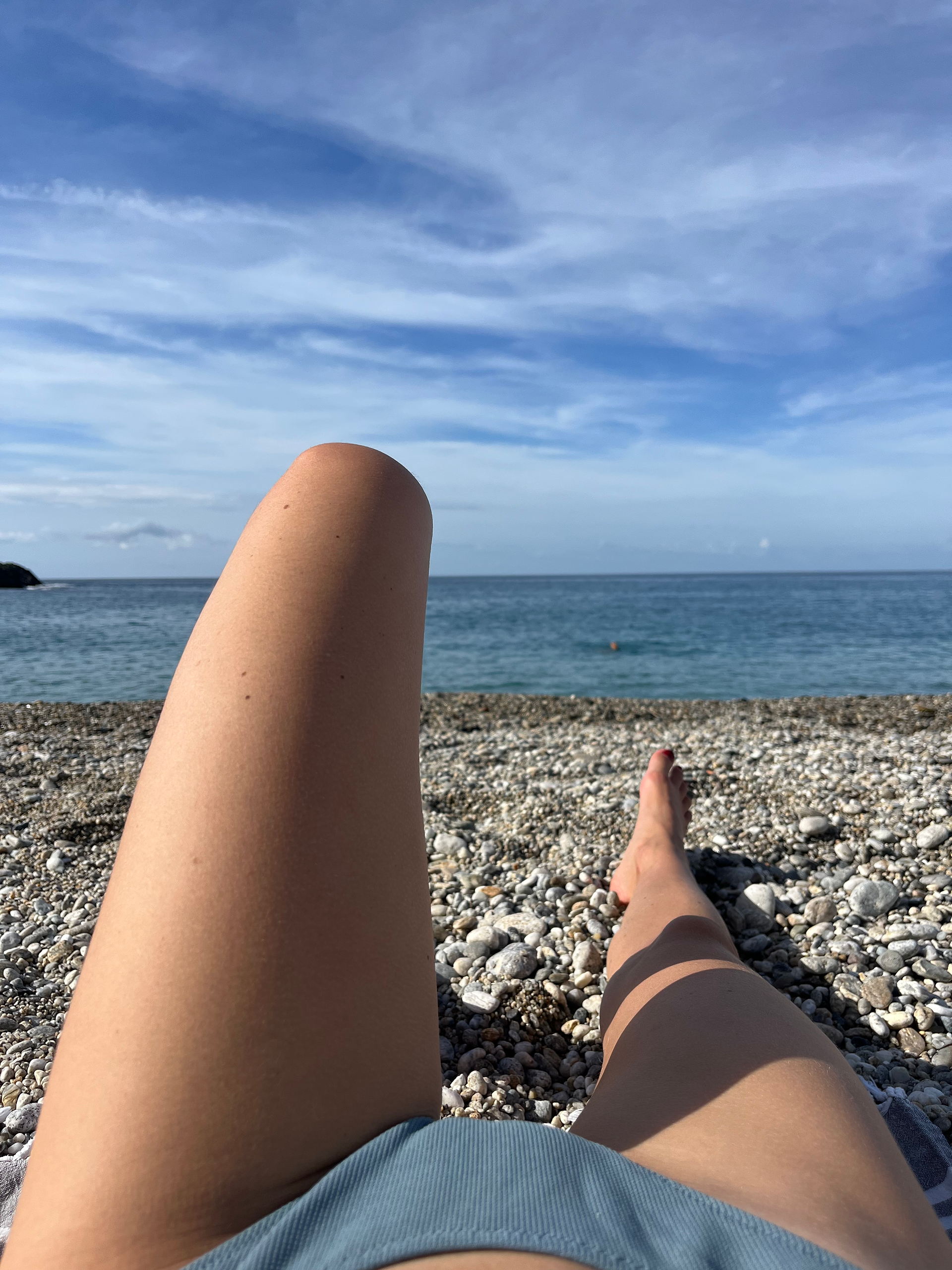 Frau am Strand