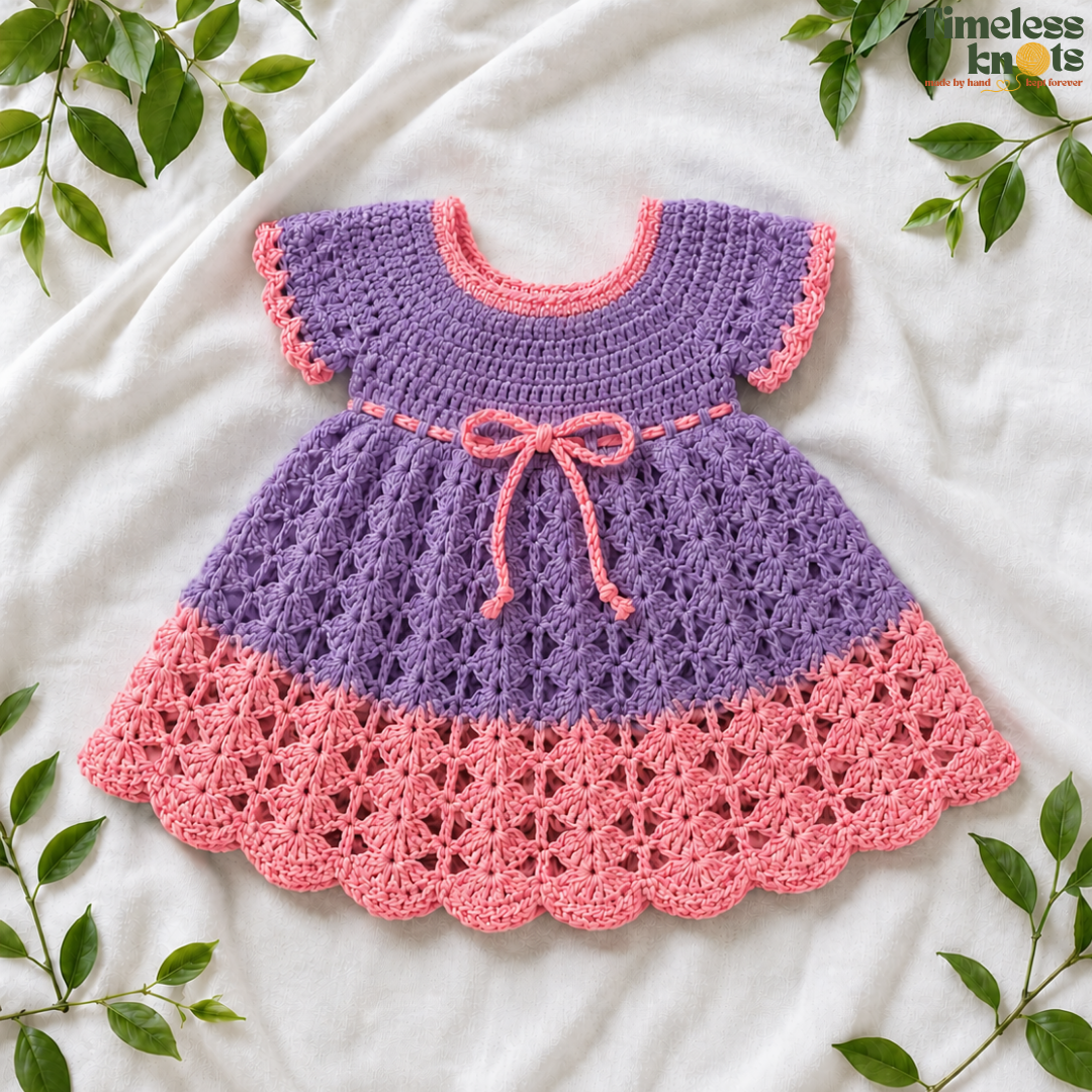 Petal Frock- Purple