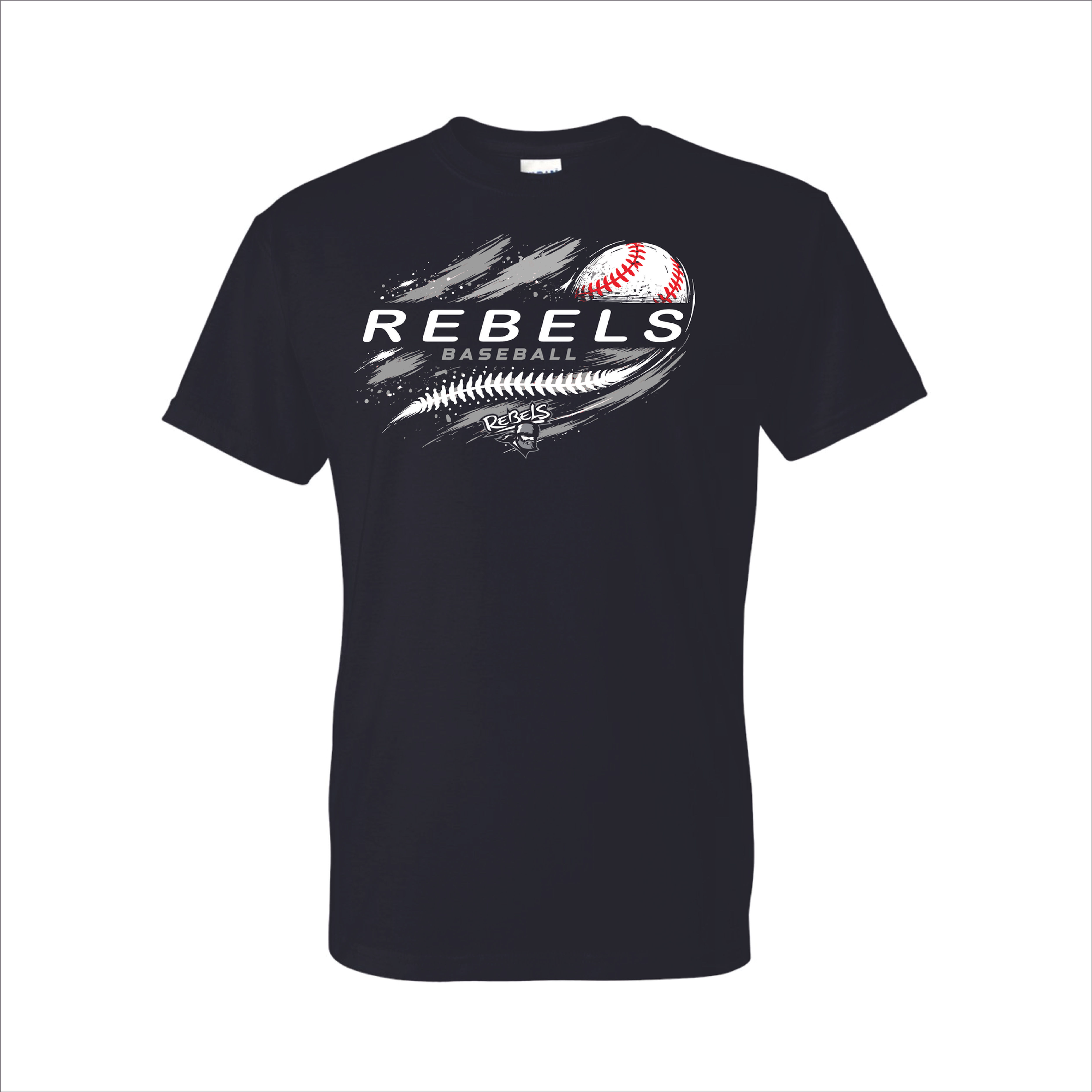 Rebels Baseball Gildan Tshirt Adult and Youth Sizes