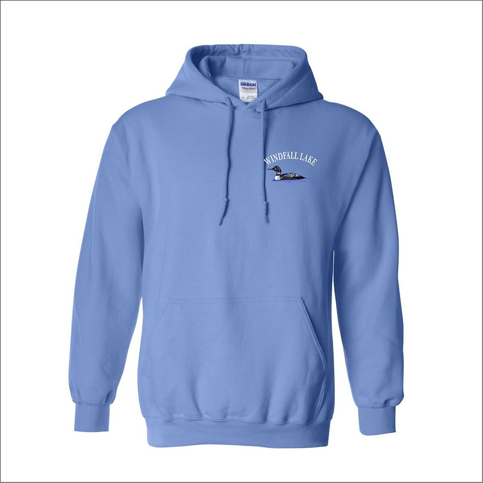 Thumbnail: Windfall Lake Gildan Hoodie -Adult and Youth sizes