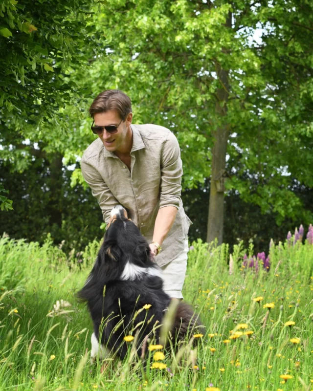 Buiten in een Gentlemen-look