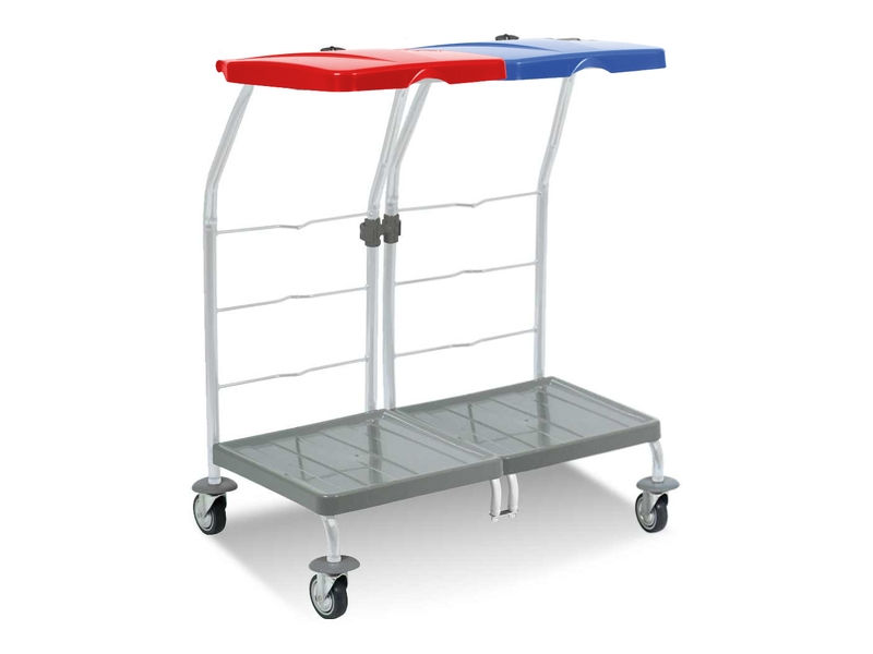 Miniaturbild: Abfallwagen DUST-2 70lt mit Deckel 1St