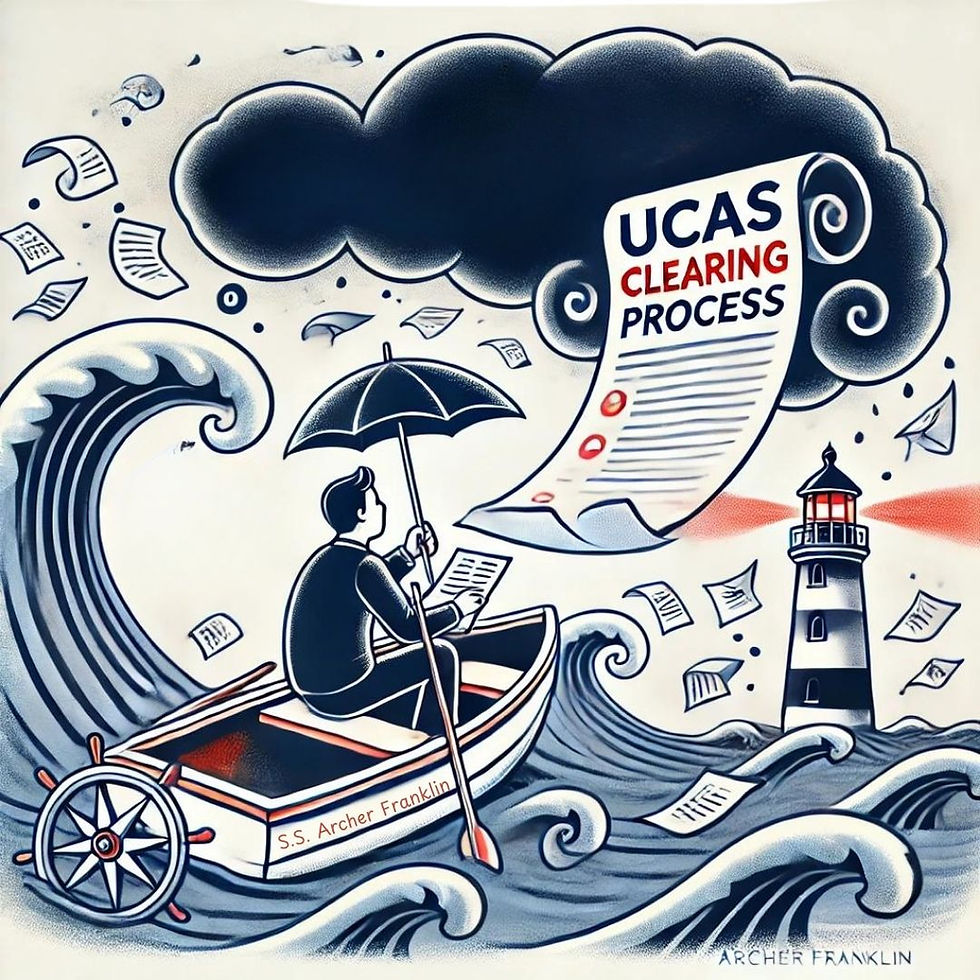 Student navigating UCAS Clearing with Archer Franklin