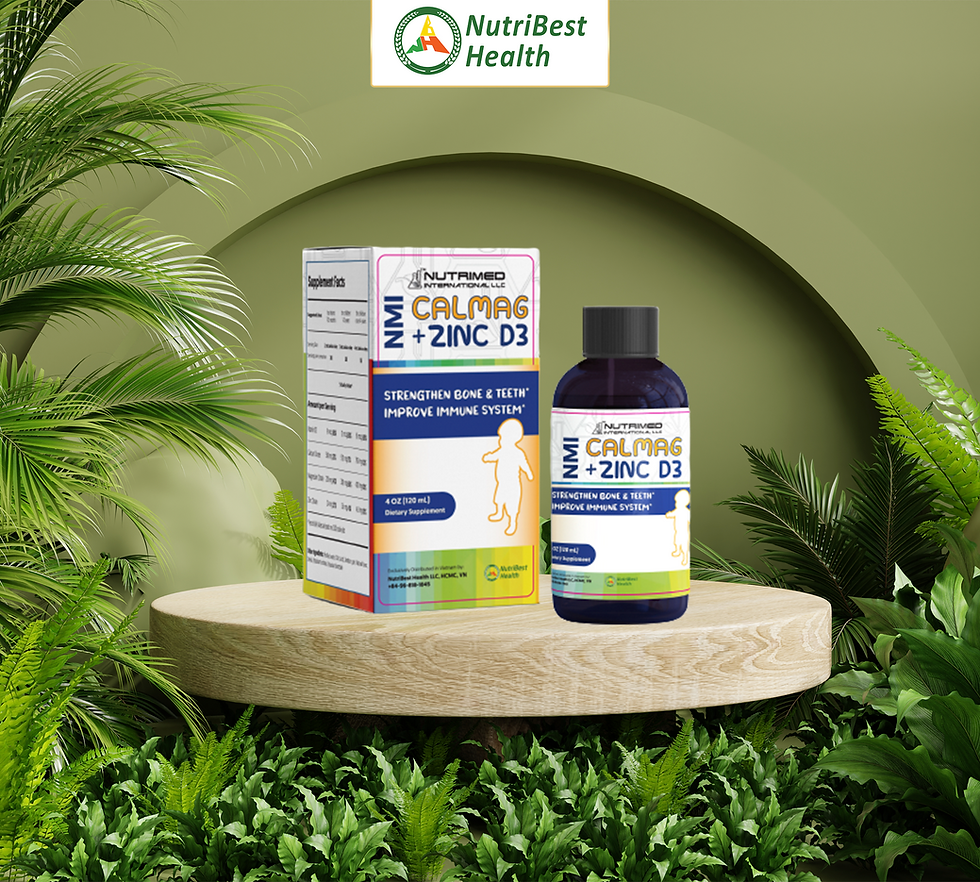 Hình thu nhỏ: NMI CalMag + ZincD3 - Syrup uống hỗ trợ giúp xương, răng chắc khỏe