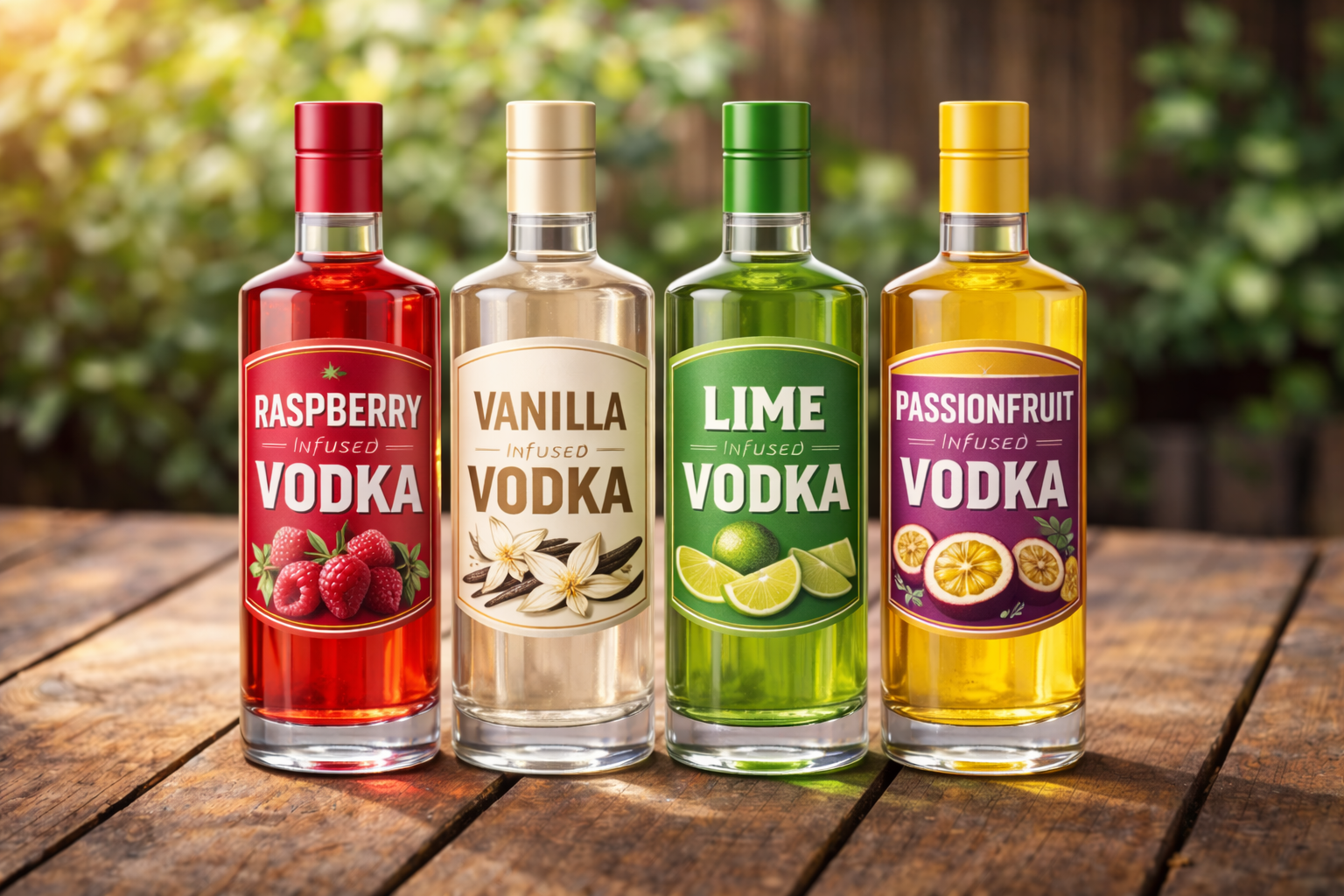 Flavoured Vodka Box x4
