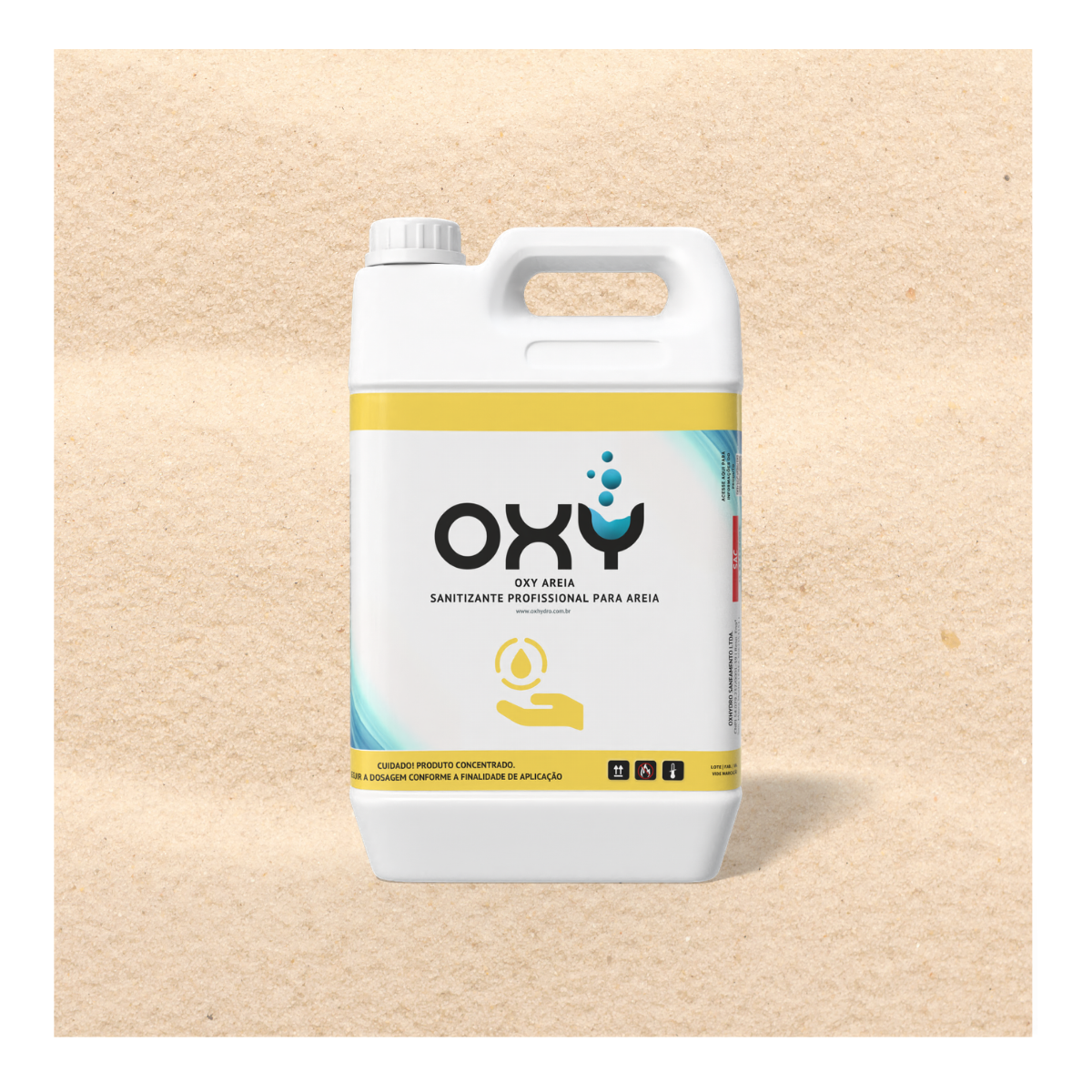 Oxy Areia Master — Galão 5L | Saneante Líquido para Quadras