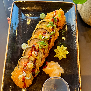 Nr 26. Tempura Laks - 6 Biter